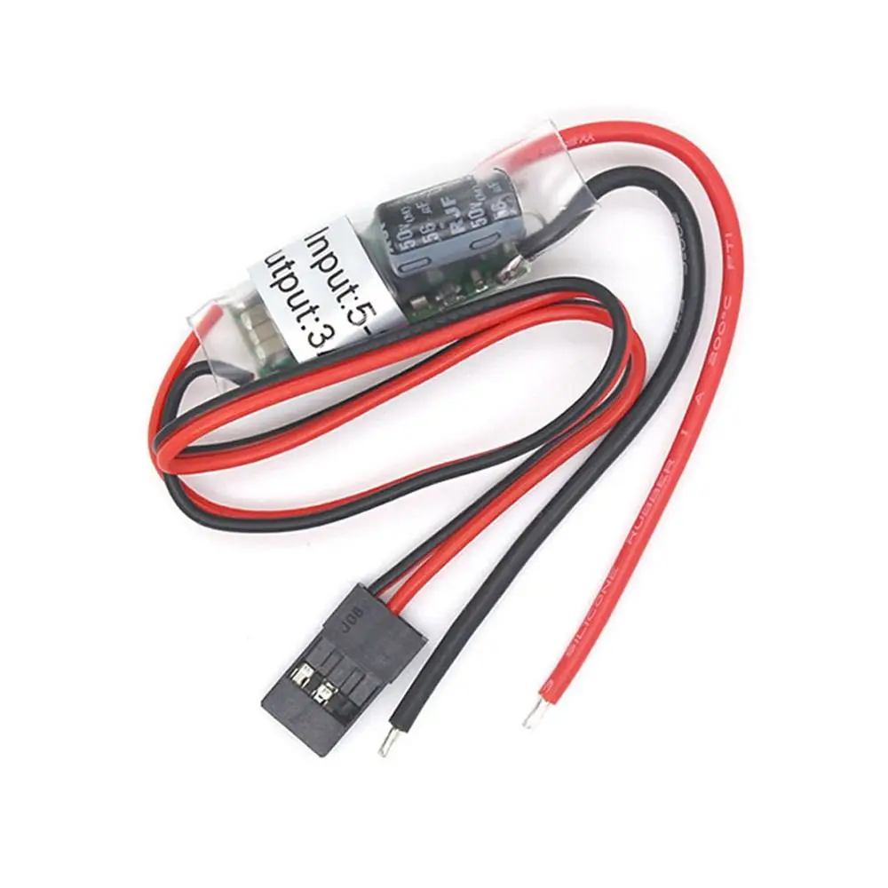 Piezas de control remoto, regulador de conmutación UBEC, ruido RF más bajo, módulo reductor de blindaje completo BEC, módulo Buck antiinterferencias de 5V, Dron RC
