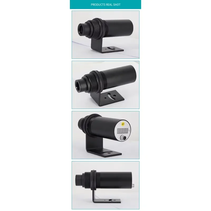 High Sensitivity Coaxial Aimer OLED Display Metal Detector Wide Temp Range Furnace Hot Metal Object