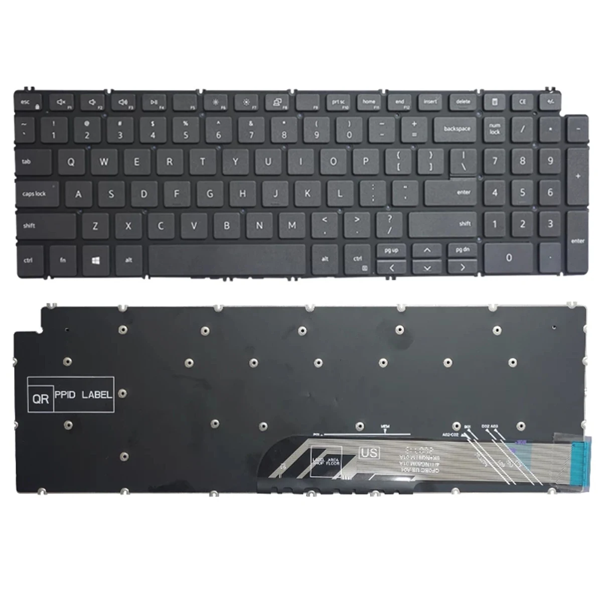 NEW US keyboard For DELL E5550 E5570 laptop keyboard English black With pointing sticks