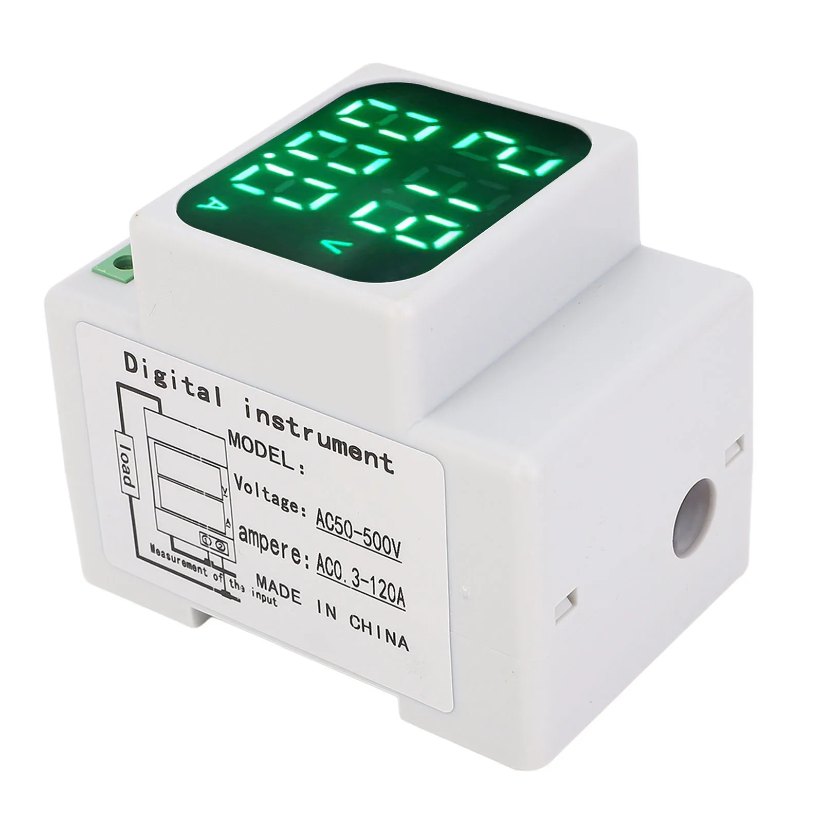 0.3-120A Digital AC Voltage Current Combination Meter 0.56in LED HD Display Multi Function Energy Meter Digital Energy Meter