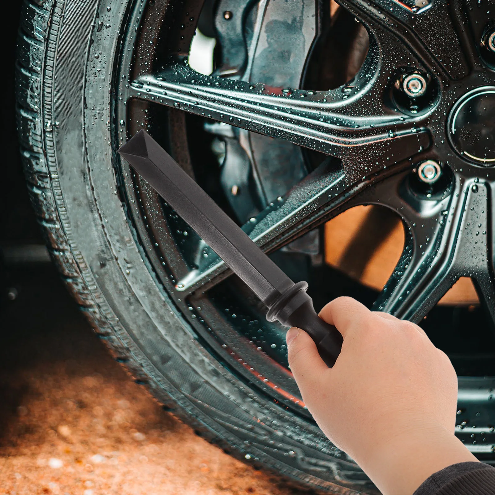 

Scraper Wheel Balance Weight Removal Compact Car Repair Auto Tire Maintenance Kit Tire Removal Tool Wheel Weight Scraper