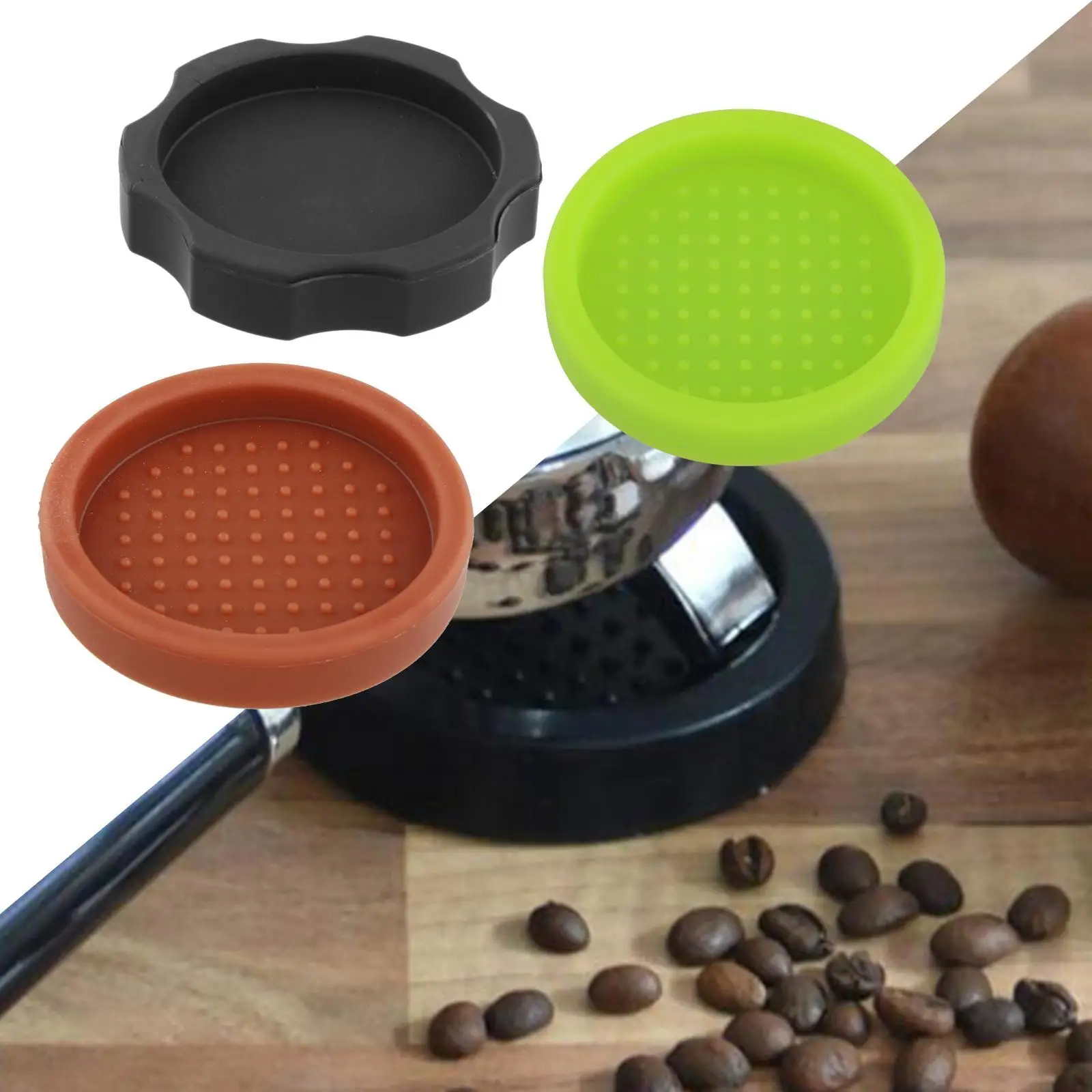 Silicone Coffee Tamper Mat Tamping Powder Tamper Stand for Shop Kitchen Bar