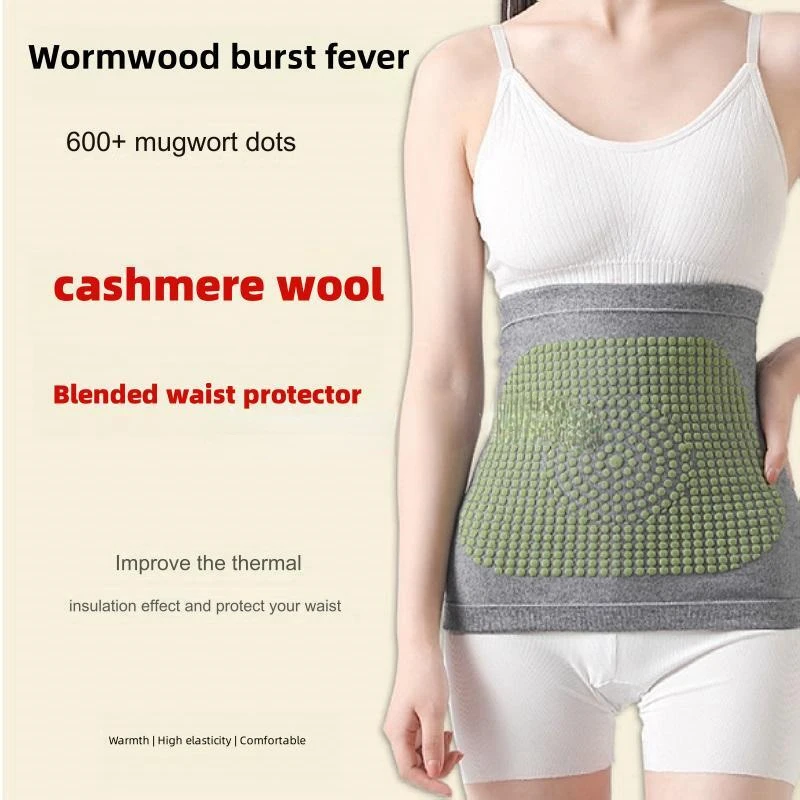 Warmer Cashmere Wool Waist Support Cashmere Waist Belts  Kids Man Woman Abdominal Stomach Protector Wrap Band Back Brace