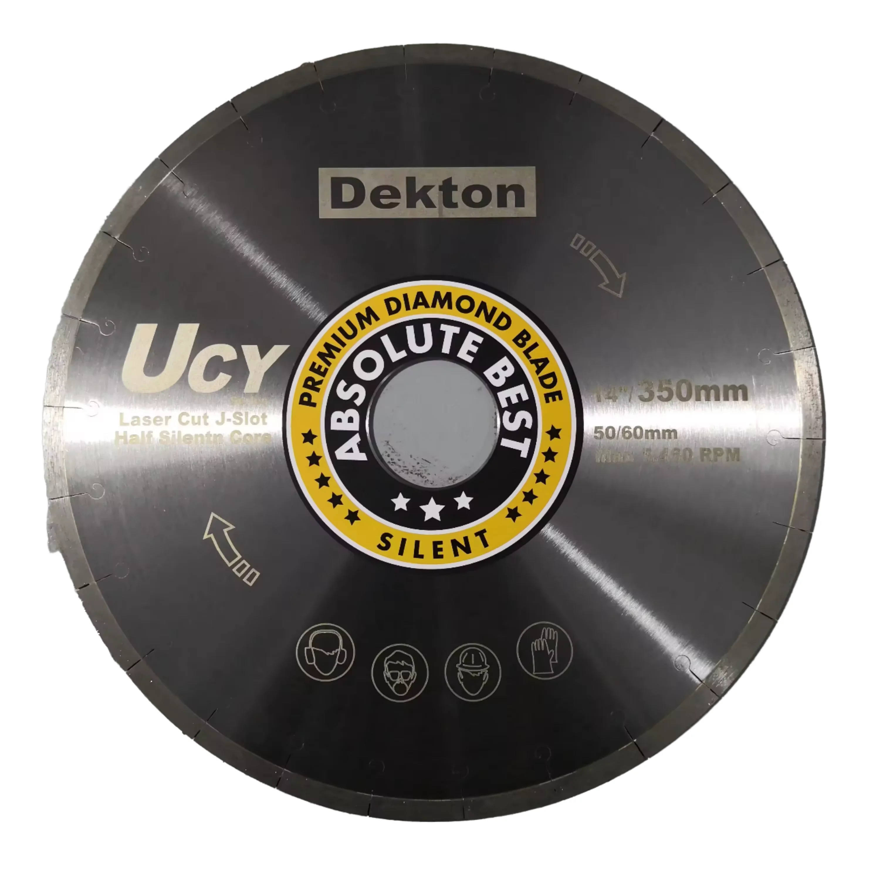 Hoja de corte profesional Dekton 350/400mm, sierra Circular de diamante de 14 ''/16'', disco de diamante de aleación de alta calidad para materiales Dekton