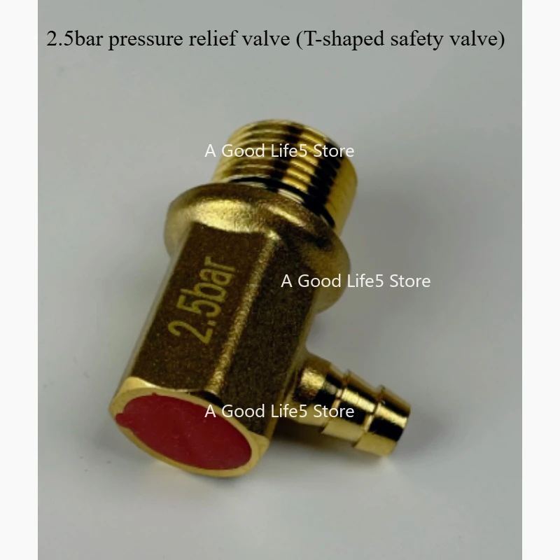 

Espresso Machine 12Bar Pressure Relief Valve 2.5Bar Boiler Low Pressure Valve Vacuum Exhaust Negative Pressure Valve Accessories