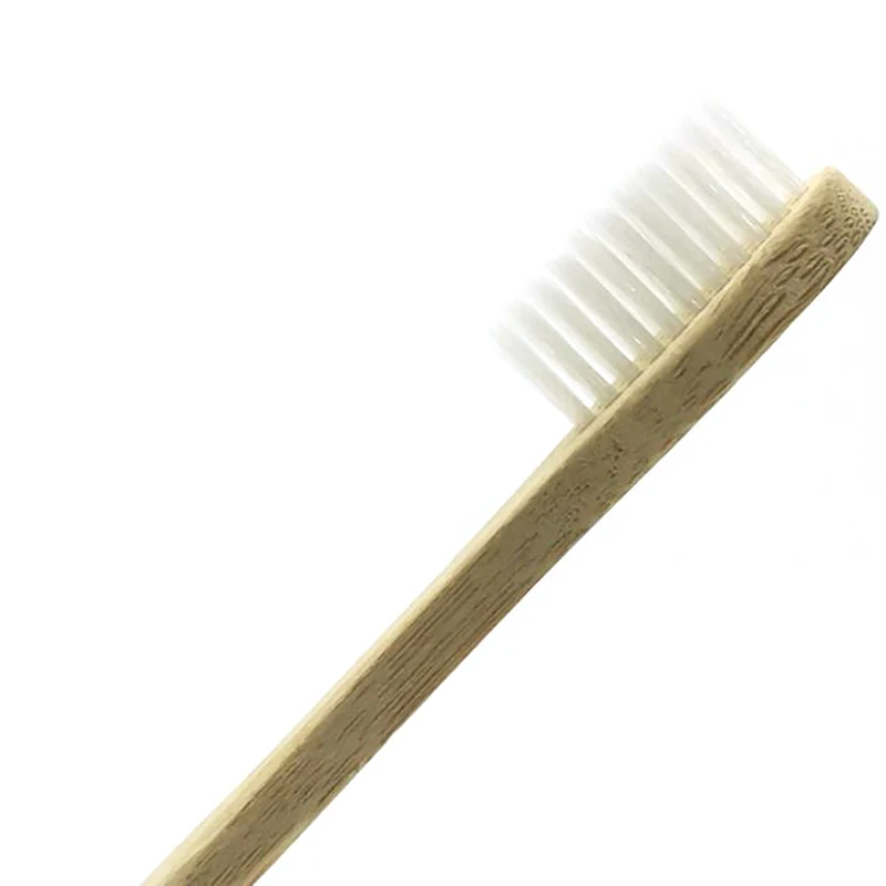 50 Pieces Black 100% Bamboo Toothbrush Wood toothbrush Novelty Bamboo soft-bristle Bamboo Fibre Wooden Handle
