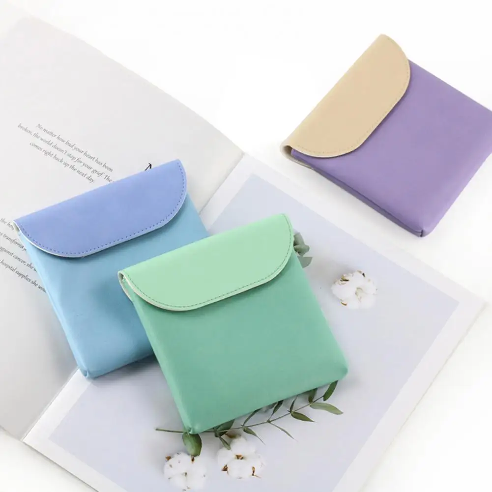 Portable Coin Purse  Cosmetic Bag Sanitary Napkins Makeup Lipstick Bags Sanitary Pads Keys Credit Cards Pouch Women\'s Bags