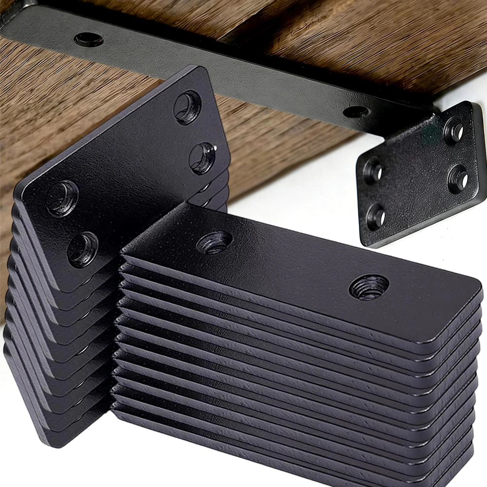 

Кронштейн для угловой полки L-образной формы, из углеродистой стали, для самостоятельной сборки, соединитель для полок, фиксатор, усиленный, невидимый кронштейн