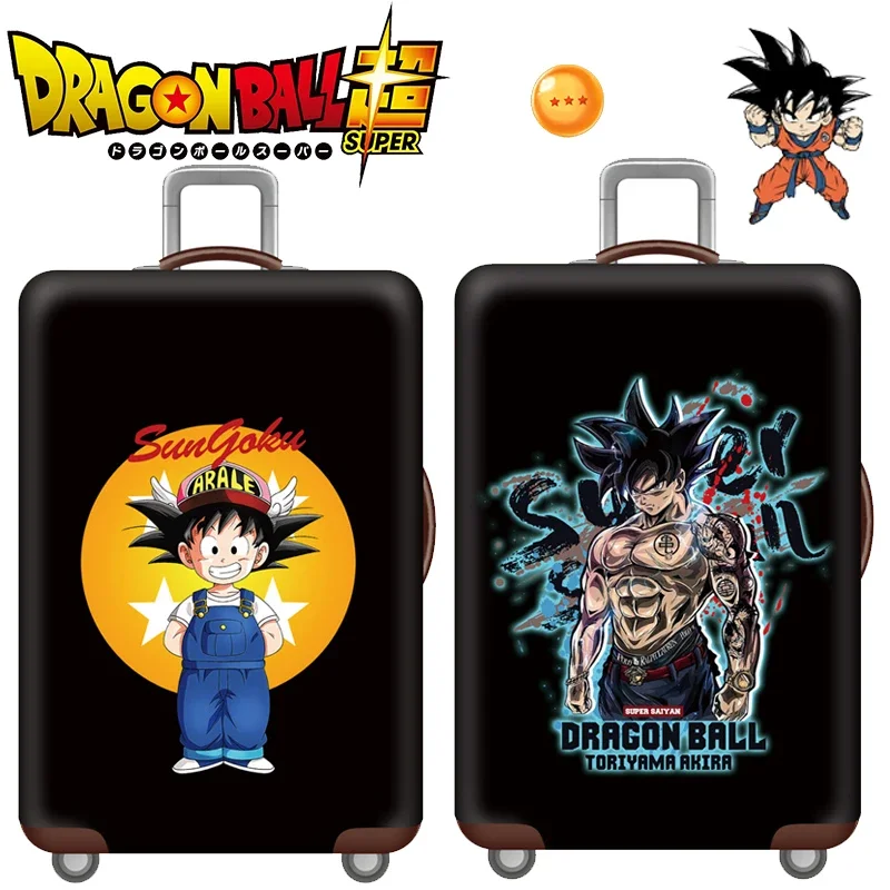 Dragon Ball Son Goku copertura protettiva per bagagli Fashion Anime Boys Trolley valigia da viaggio copertura antipolvere accessori decorativi