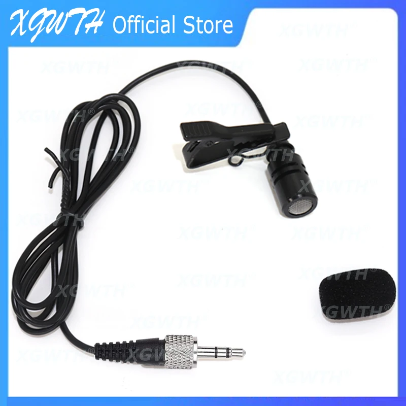 Omnidirectional Lapel Lavalier Microphone Electret Condenser Clip Mic For Sennheiser Wireless BodyPack Transmitter 3.5mm Screw