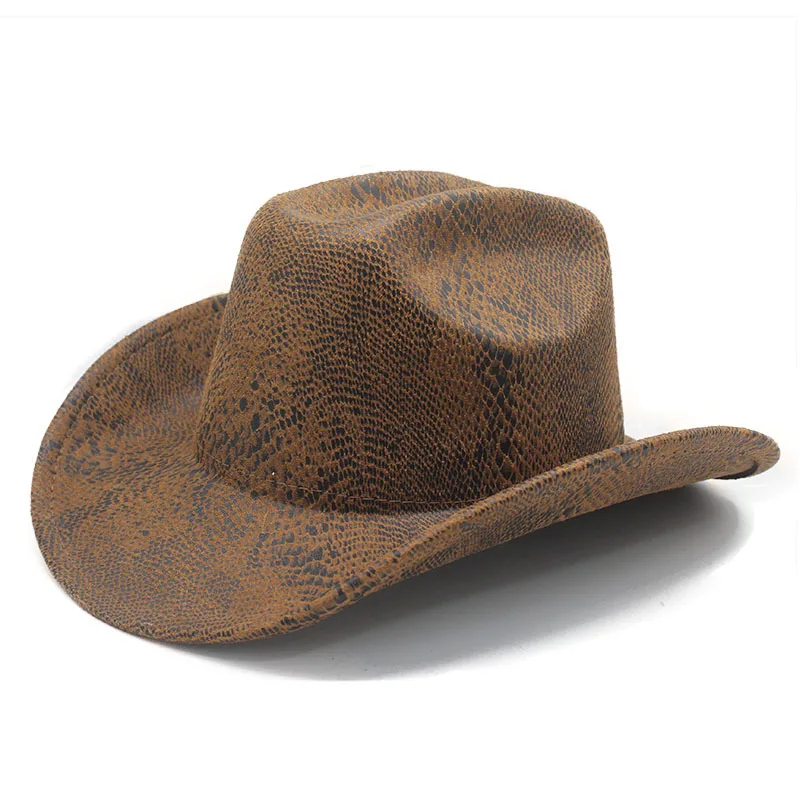 クラックライトボードワンワードトップウエスタンカウボーイハットフェスティバルステージパフォーマンスハットトレンディジャズハット卸売