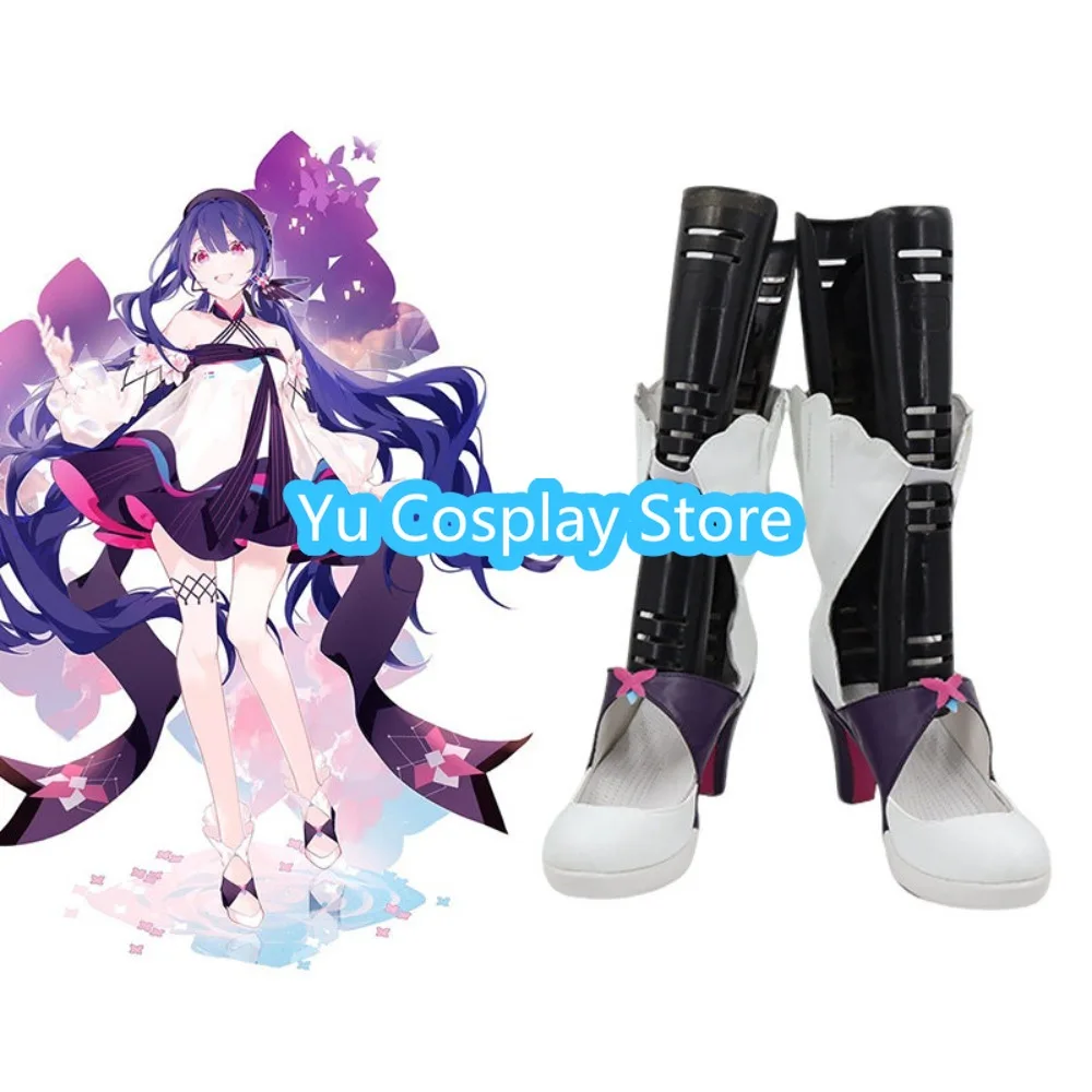 Xin Hua Cosplay Shoes Custom Made Anime Stage Boots Diva Cute Boots School Festival