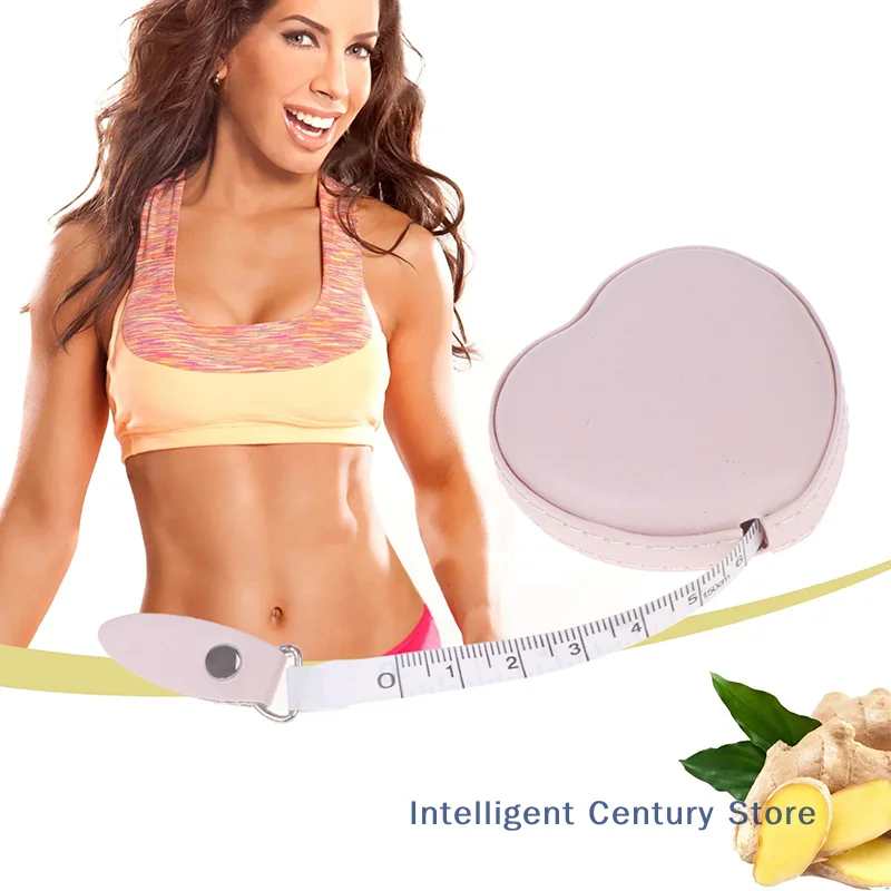 1.5m Cute Heart Shape Tape Measure Portable Flexible Ruler Soft Leather Wear Resistant Mini Ruler