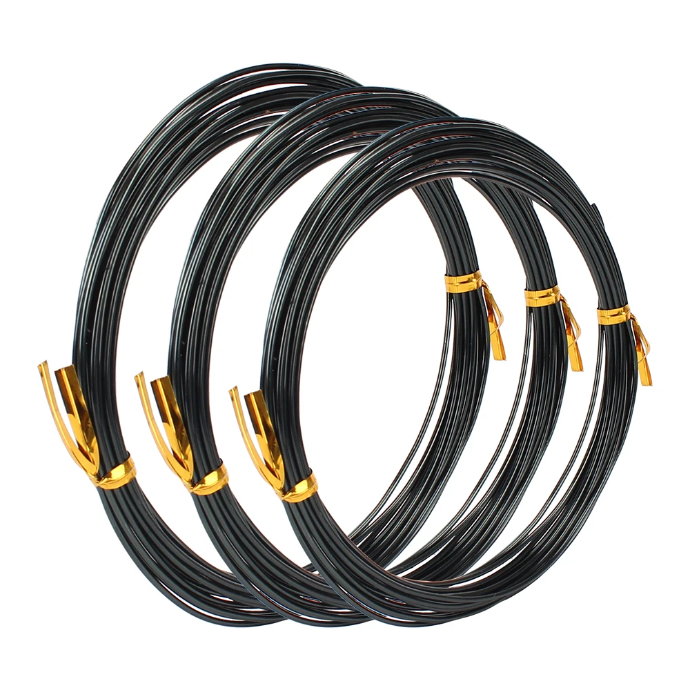 3-Roll Anodized Aluminum Bonsai Training Wire Set product image