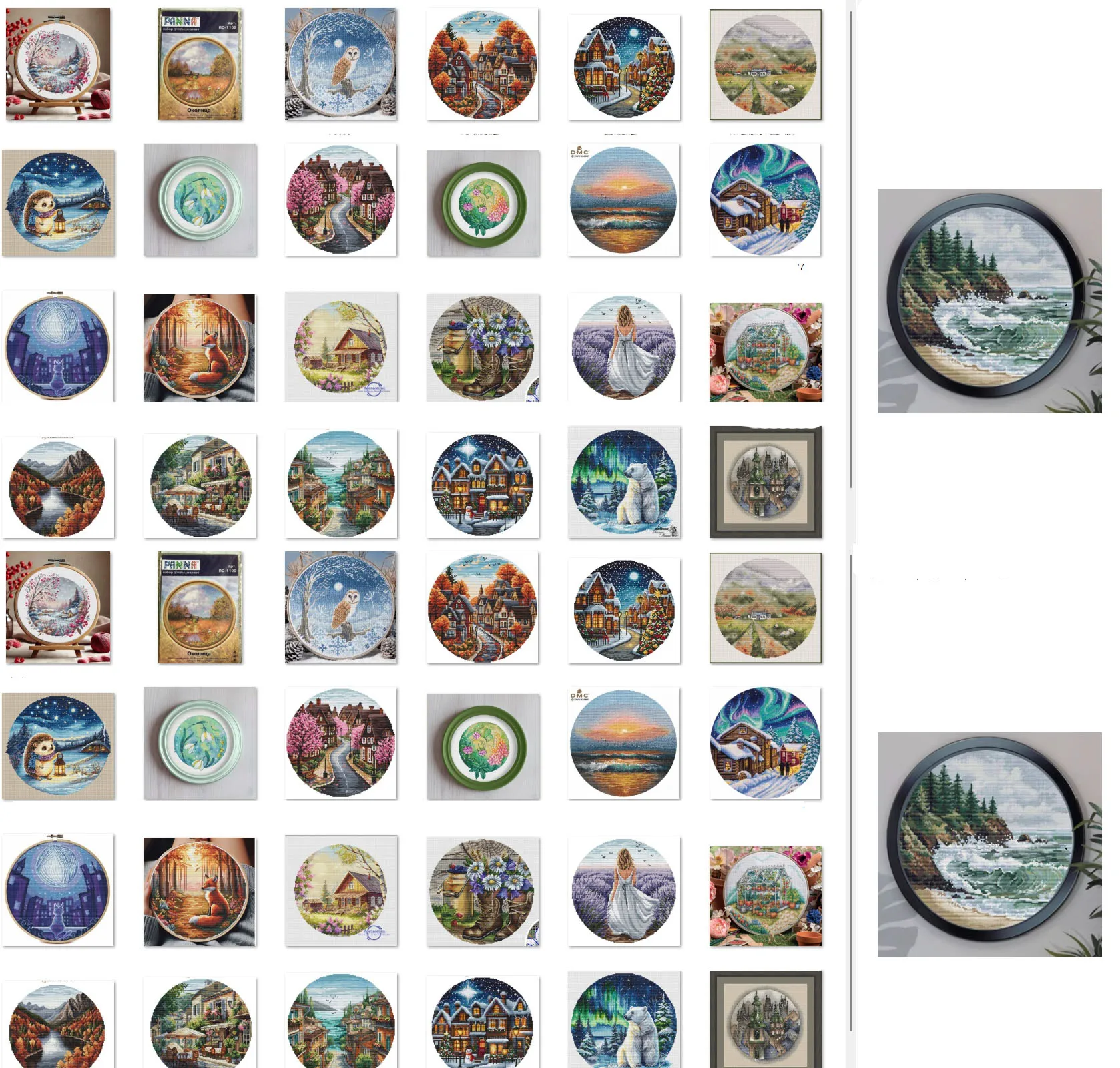 

Unfinished Cross Stitch Kit,Cotton Cross Stitch Fabric, Front Cross Stitch set, Hot selling