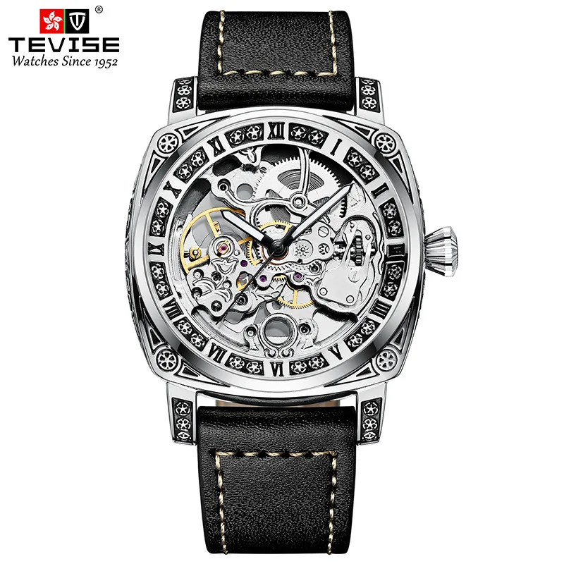 

2024 New Fashion Tevise Top Brand Men's Stainless Steel Wrist watches Vintage Business Casual Relogio Masculio Gift For Lover