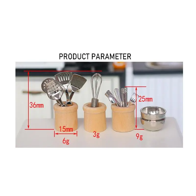 

Набор миниатюрной кухонной утвари для кукольного домика, 1 шт., масштаб 1:12, новые инструменты для кухни, украшение для кукольного домика, микросцена, игра в притворство