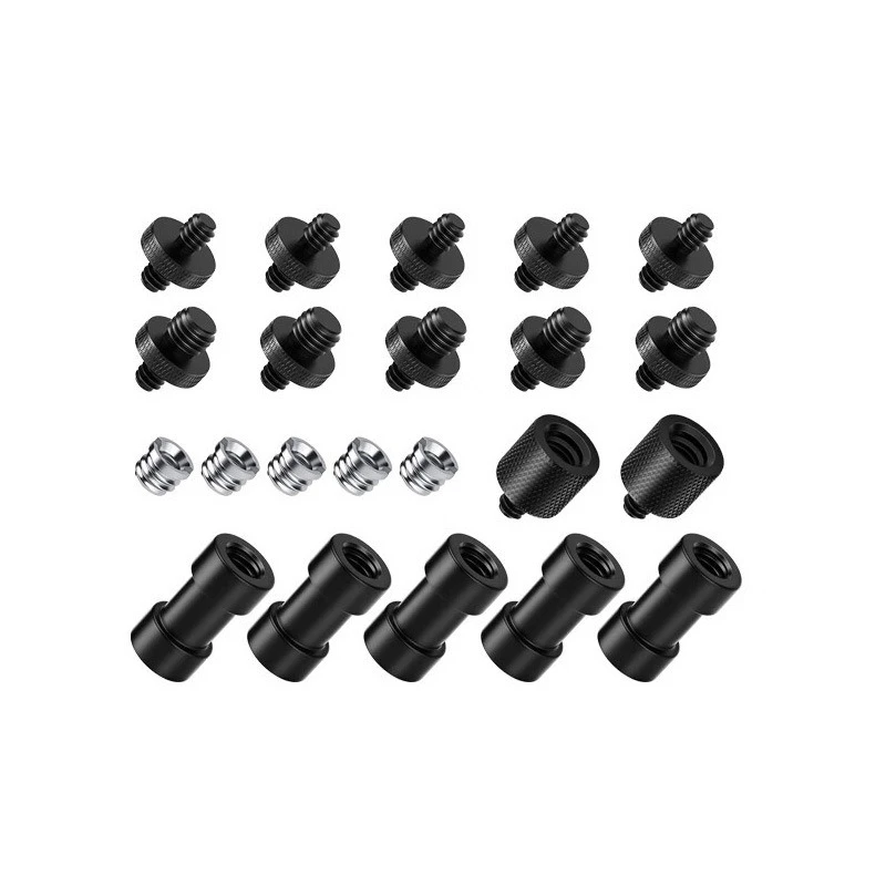 15/16/22-piece, camera screw transfer set, gimbal interface 1/4 mutual rotation 3/8 conversion screw