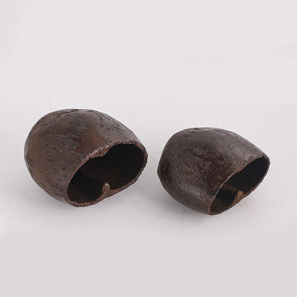 2pcs Natural Nut Shells Hanging DIY Wind Chimes Making Materials Accessories Salin Seed Shaker Rattle Pendant Home Decor Craft