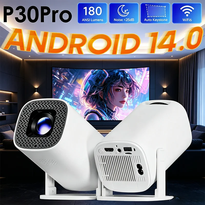 p30pro-android-14-smart-mini-projector-wifi6-bt-50-supports-4k-1280-720p-supports-screen-mirroring-home-theater-projector