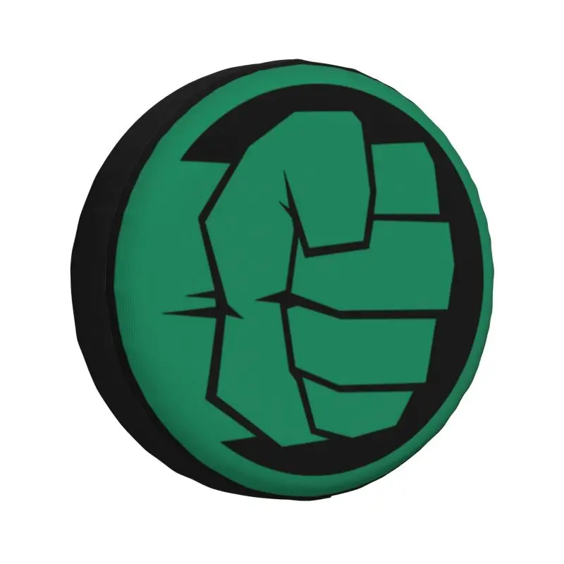 

Чехол на запасное колесо с рисунком Халка для Toyota Prado Hulk Fist Jeep RV SUV, аксессуары для прицепа 14 дюймов, 15 дюймов, 16 дюймов, 17 дюймов