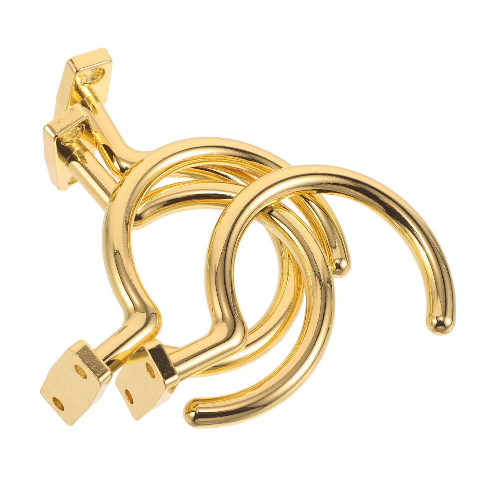 

4Pcs Gold Triangular Billiard Rack Hook Pool Cue Holder for Table Side Mount Strong Bracket Design Snooker Stick Hanger Billiard