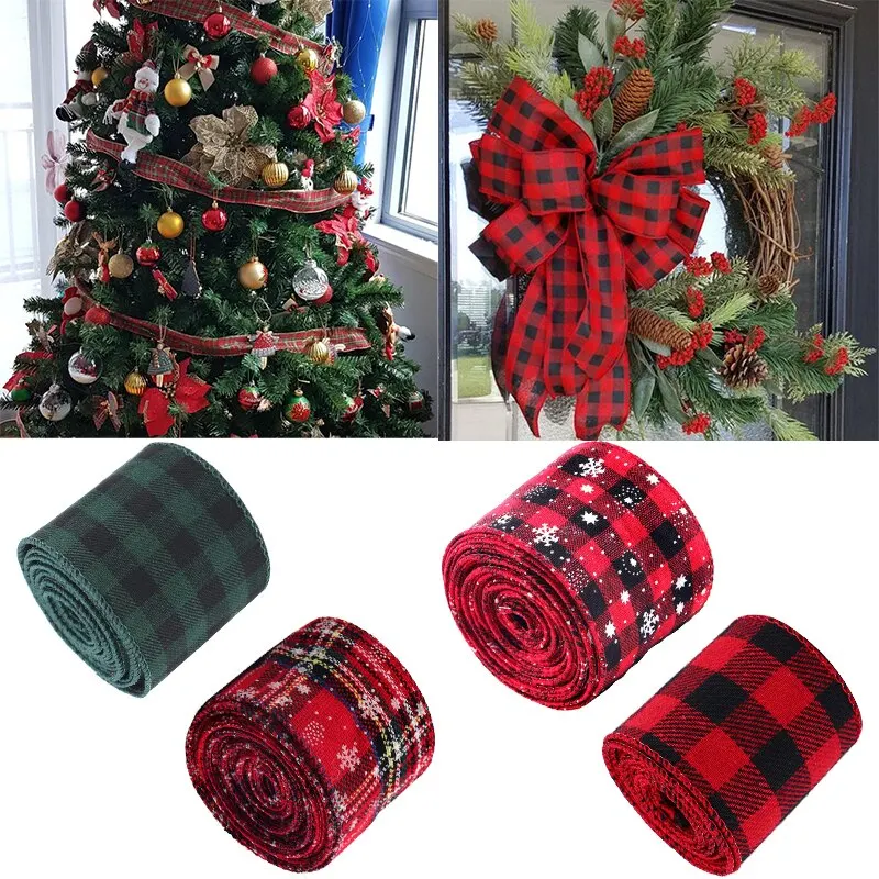 6 متر/لفة تقليد القنب الشريط شجرة عيد الميلاد شرائط عيد الميلاد إكليل جارلاند Bowknot الشريط لفة الكتان شعرية الشريط نويل نافيداد #1