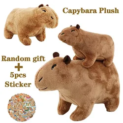 Simulazione Capybara Peluche giocattoli capibara Peluche bambole morbidi animali di Peluche Kawaii giocattolo per bambini Peluche regalo di natale per ragazze