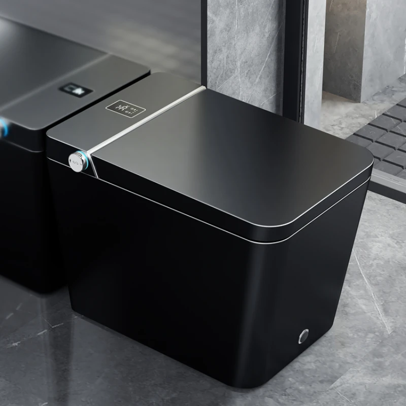 

Black intelligent automatic waterless pressure limiting household wall drainage