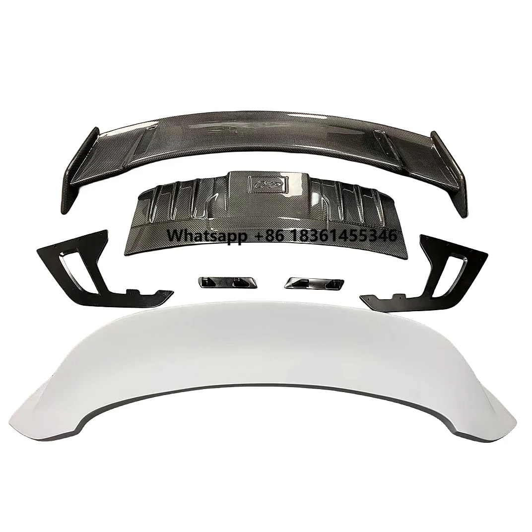 

For 911 992 Rear Trunk Spoiler Lid Wing Carbon Fiber Spoiler Wing Tail Stabilizer Upgrade GT3 Style Exterior Bodykit