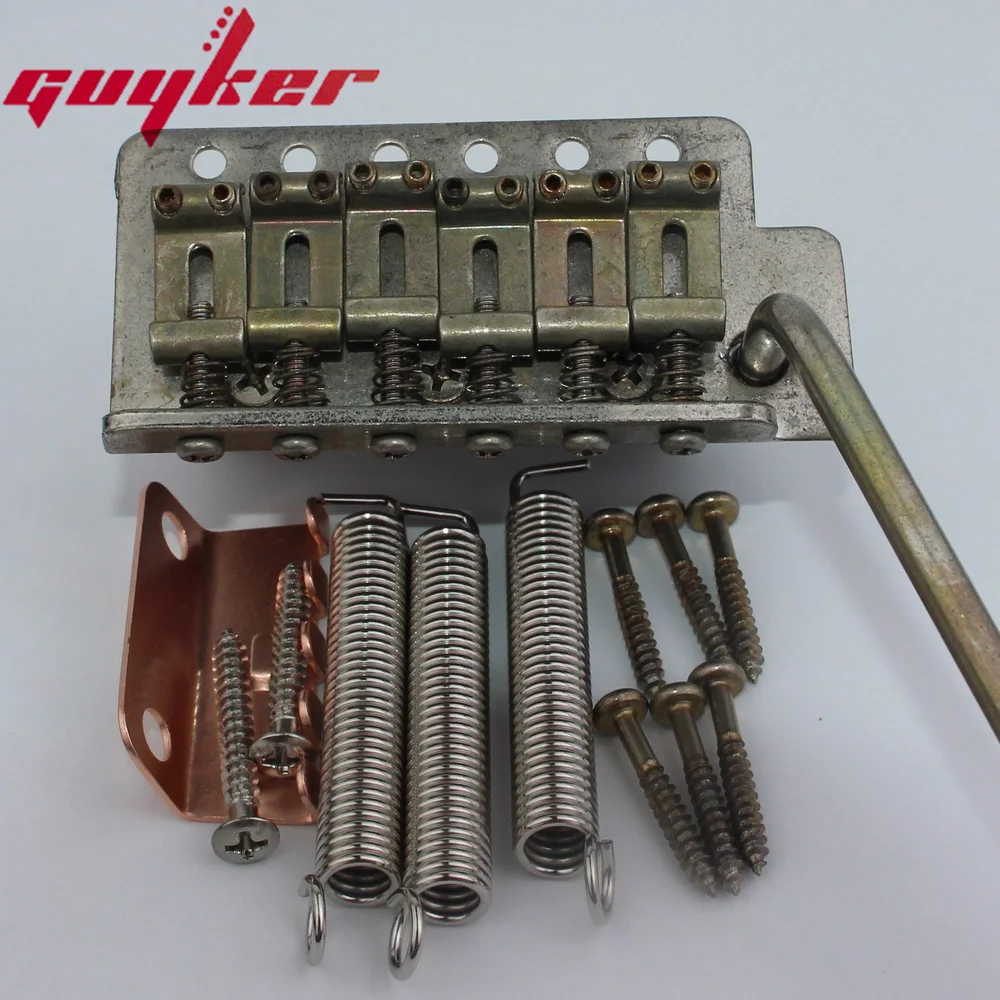 1 Set GUYKER Vintage Type Tremolo System Bridge Rust Color For ST Electric Guitar Accessories Set ( Or Available Separately)