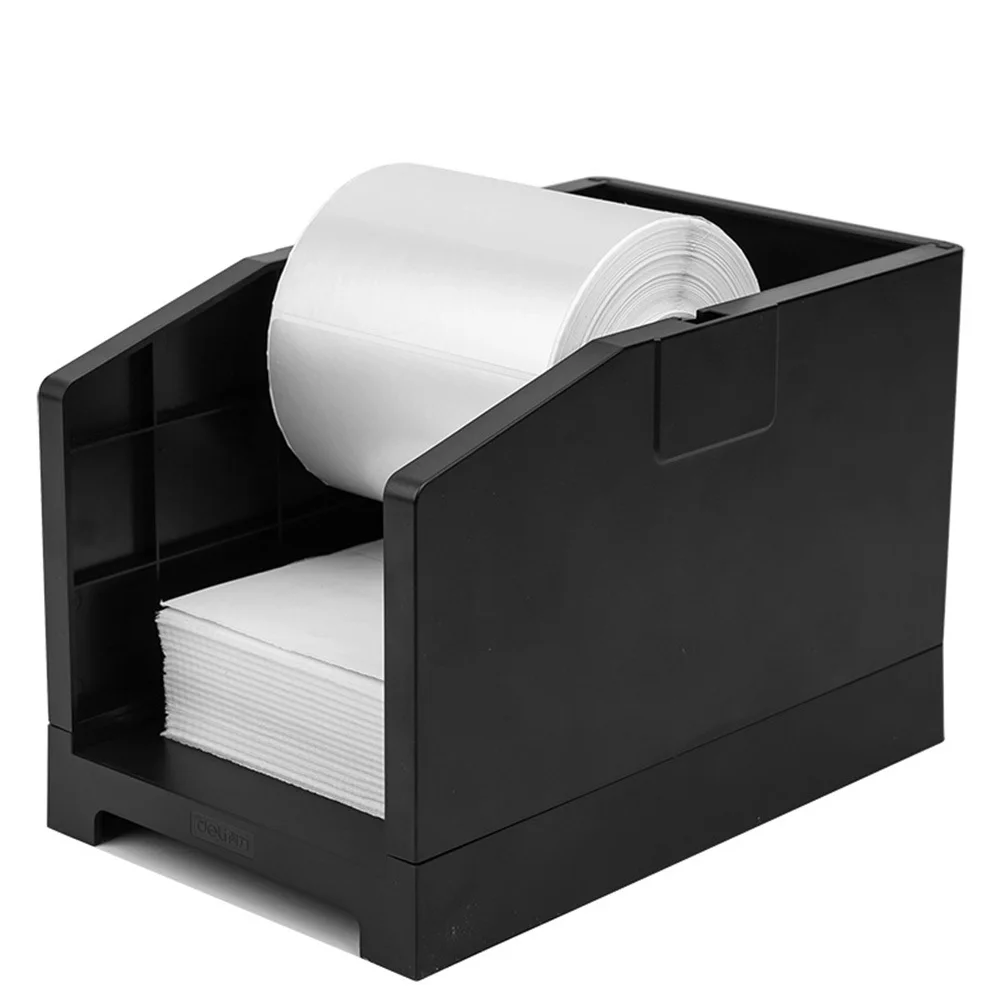 

Thermal Label Holder Dual Purpose Design for Roll and Folded Labels Easy Installation Printer Stand Storage Accessory