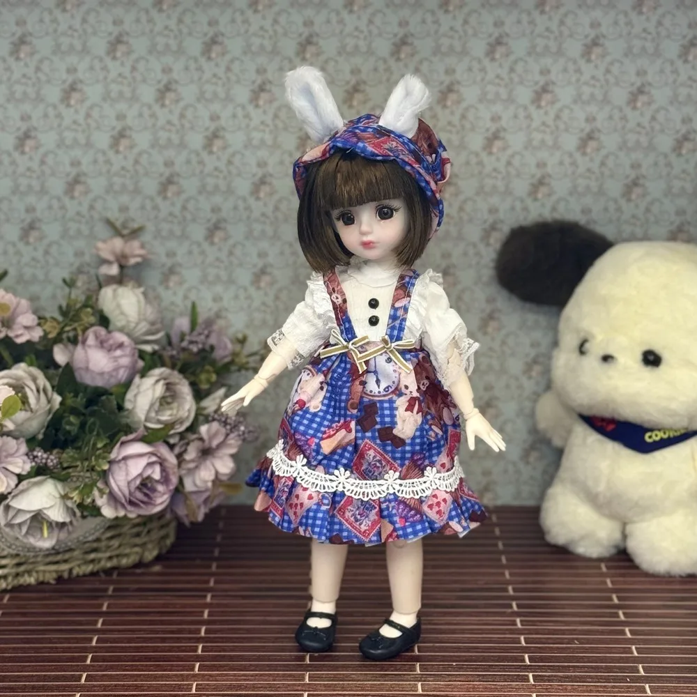 

Шарнирная кукла с одеждой 30 см BJD Doll Dress Up 1/6 BJD Съемные шарниры Кукла 30 см Симпатичные 1/6 Bjd Куклы Детские игрушки