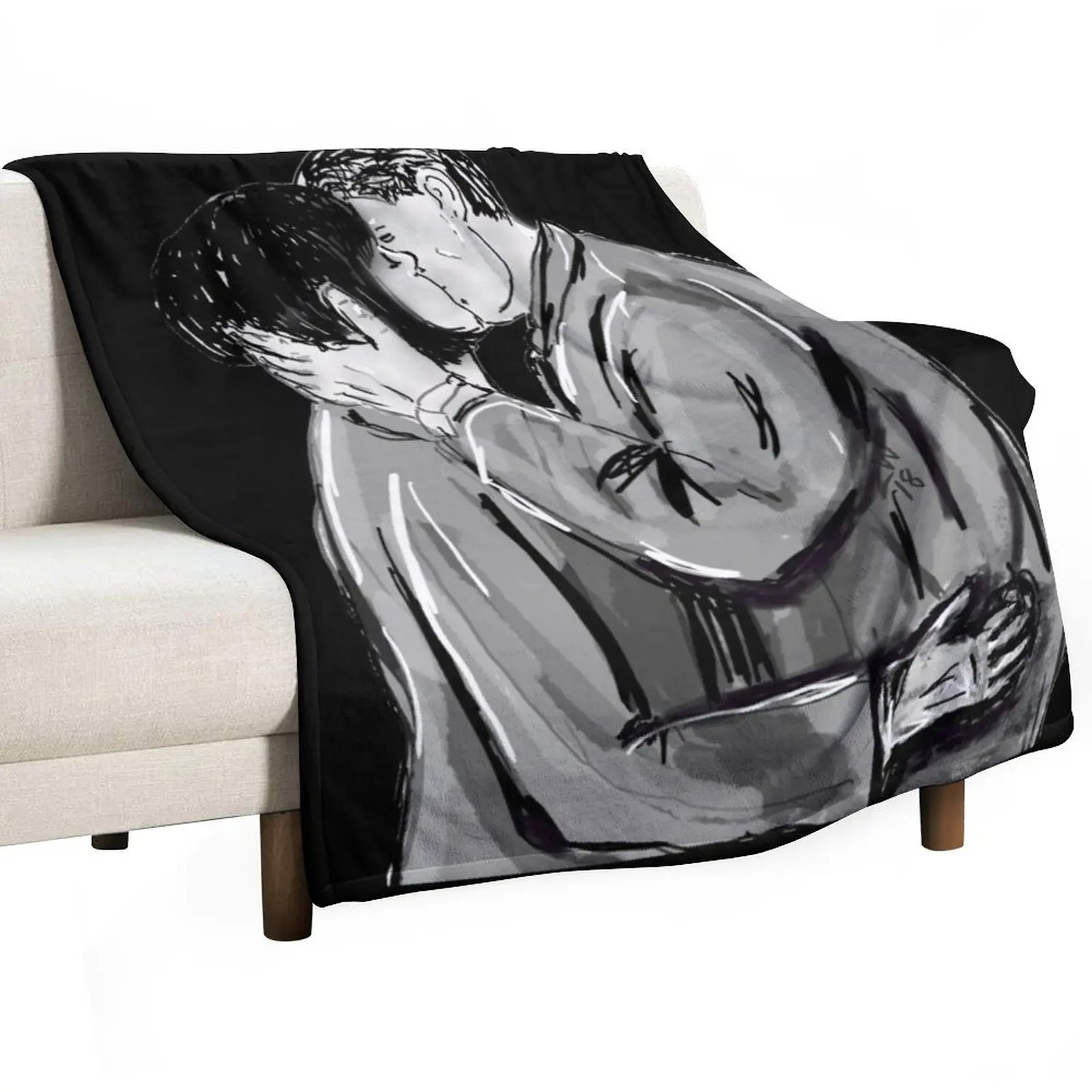 

Phrack -- The Kiss Throw Blanket Easy Care Comfortable Blanket for Couch