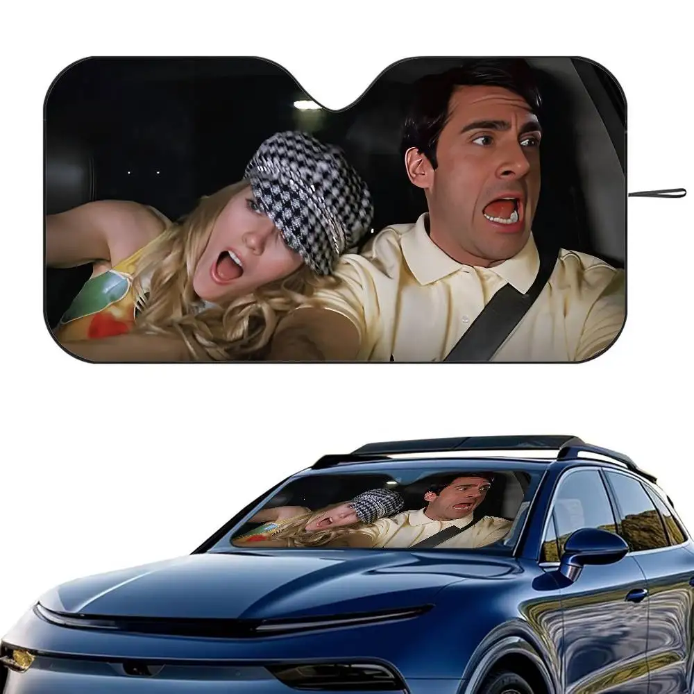 

The 40-Year-Old Virgin Car SunShade Windshield Foldable Three-layer Insulation Sunshade By Suction Cup Blocks UV Rays Sun