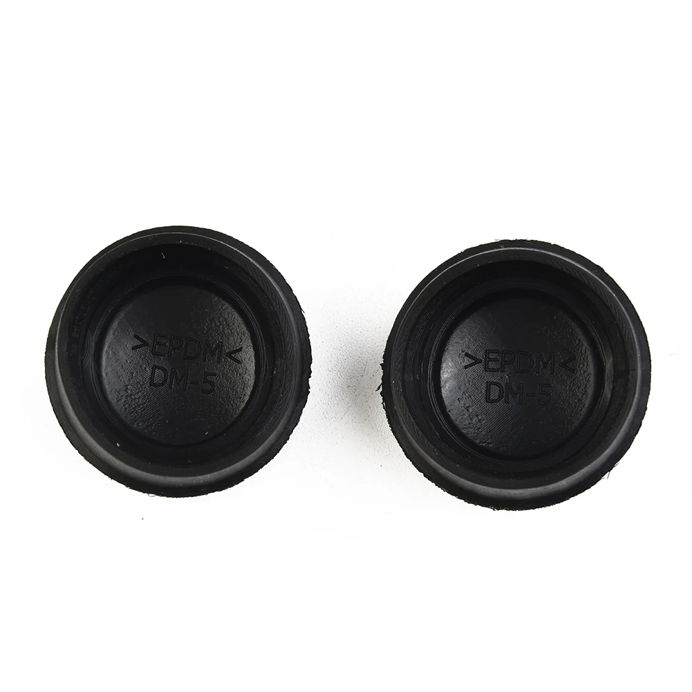 Protable Useful Nut Cover Cap Car Accessories Easy Installation 2 Pcs Black Easy To Use High Grade Natural Rubber