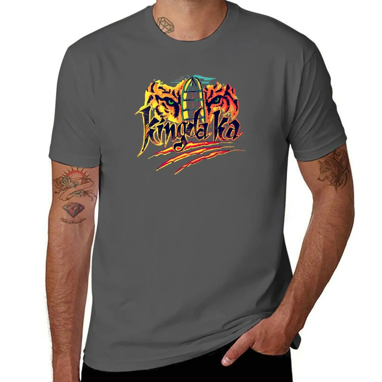

Kingda Ka Design T-Shirt croswit shirt man tees aesthetic clothes vintage clothes Men's cotton t-shirt