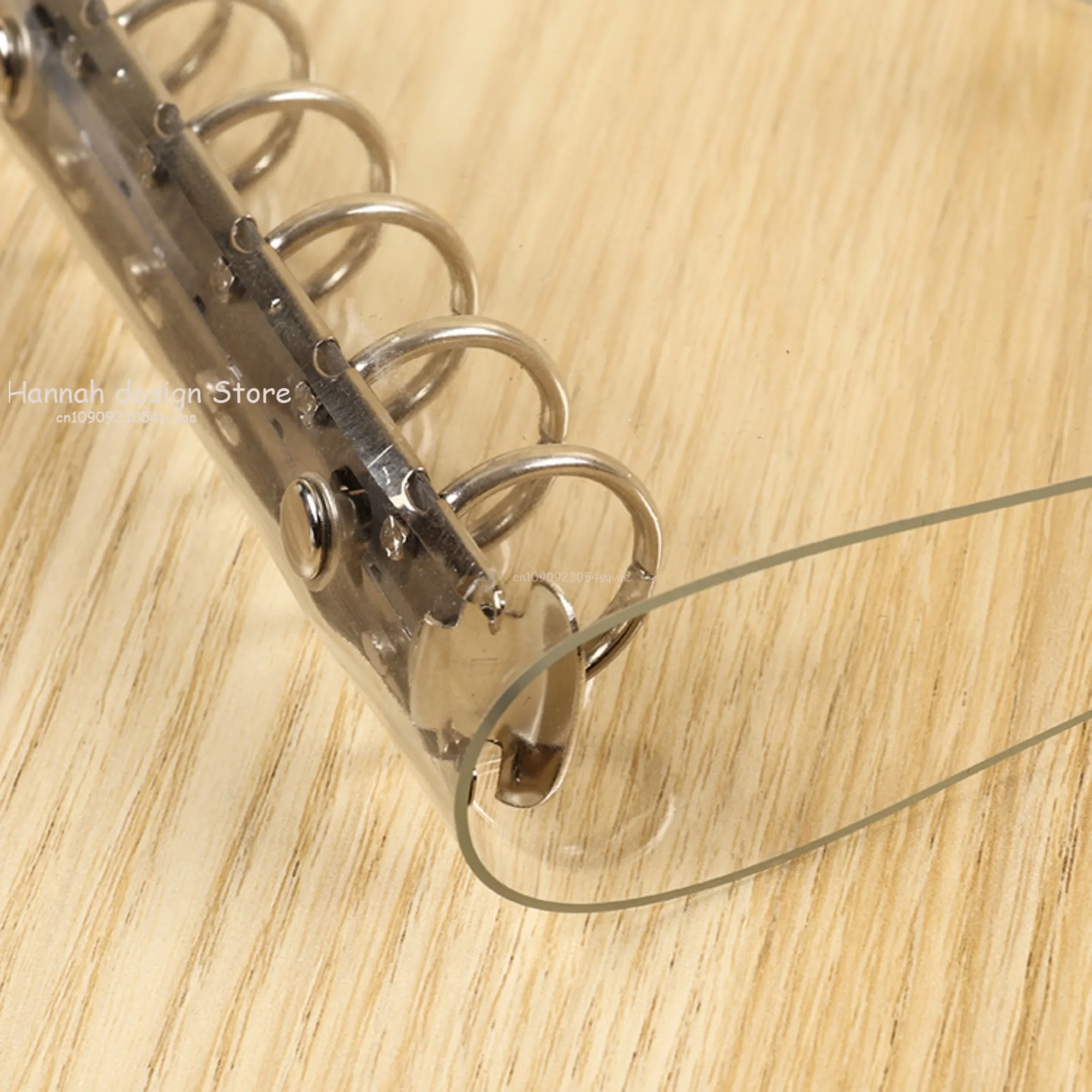 A5 A6 A7 Notebook Clip Matte Translucent 6 Hole Notepad Binder Binding Cover Scrapbook Photo Album File Folder Budget Planner