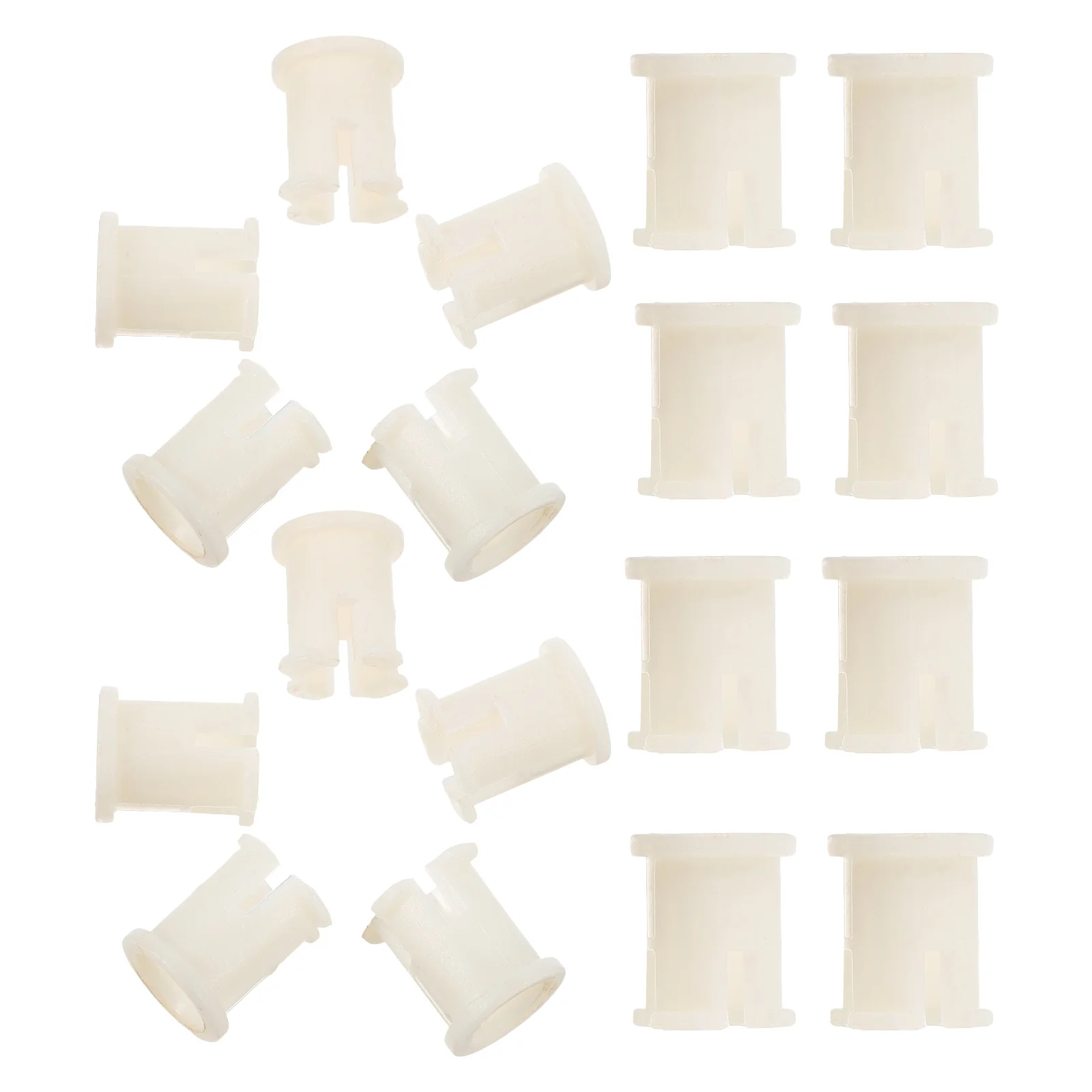 

20 Pcs Pole Caster Rubber Cap Socket Ring Insert for Casters Valve Stem Inserts Home Plastic Mounting Chair Leg Sleeves