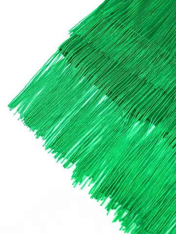 AOMEI Damklänning Grön Tofs V-ringad Långärmad Sexig Elegant Bodycon Smal Fest Kyrka Evenemang Afrikanska Kvinnliga Klänningar Nya 8 best sales kyrklig grön klänning - №2