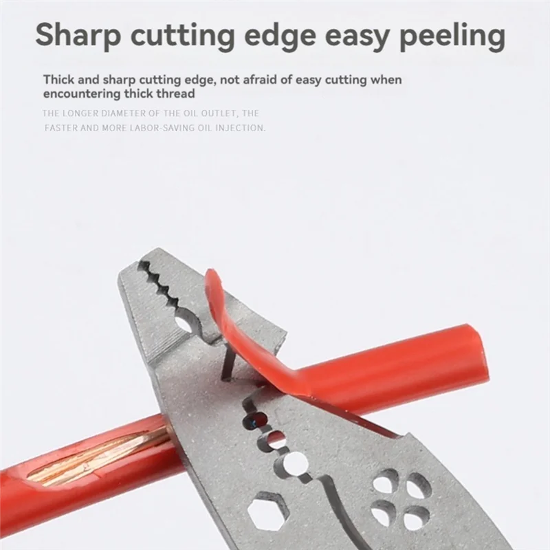 

BAAJ-21 Многофункциональные плоскогубцы для зачистки медных колес для разделения проводов, отслаивания, прессования, намотки, разъема проволоки для электрика