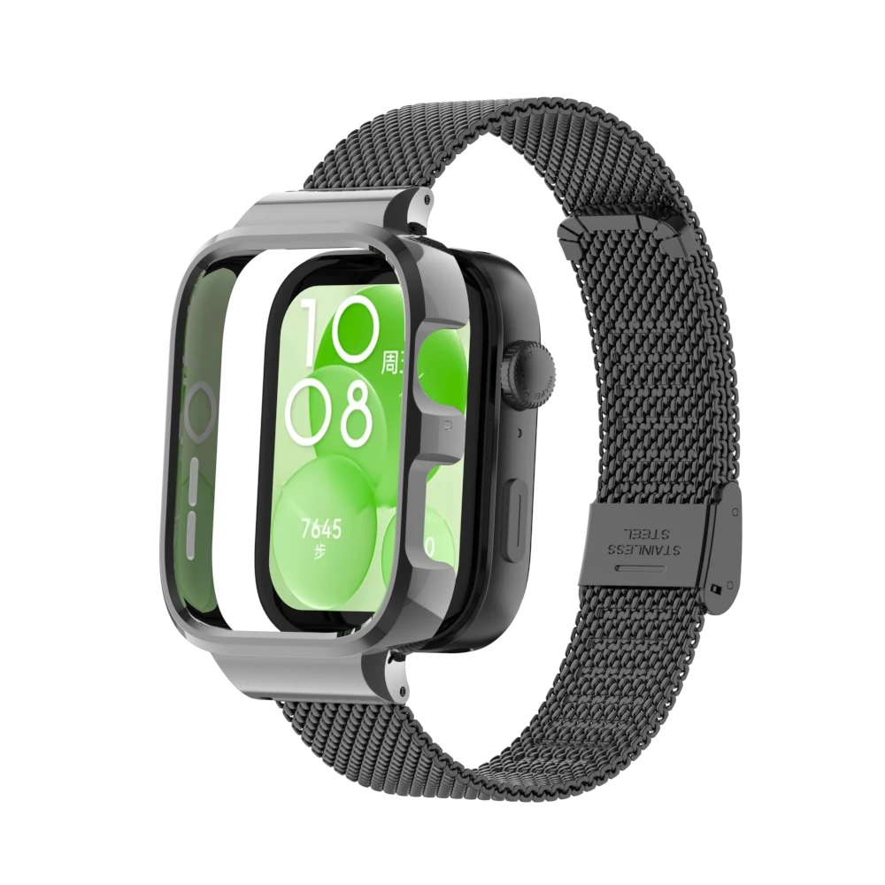 Металлический браслет для HUAWEI WATCH FIT3, защитный чехол для Huawei Watch Fit 3, защитный чехол для huaweiwatch fit3, ремешок для часов