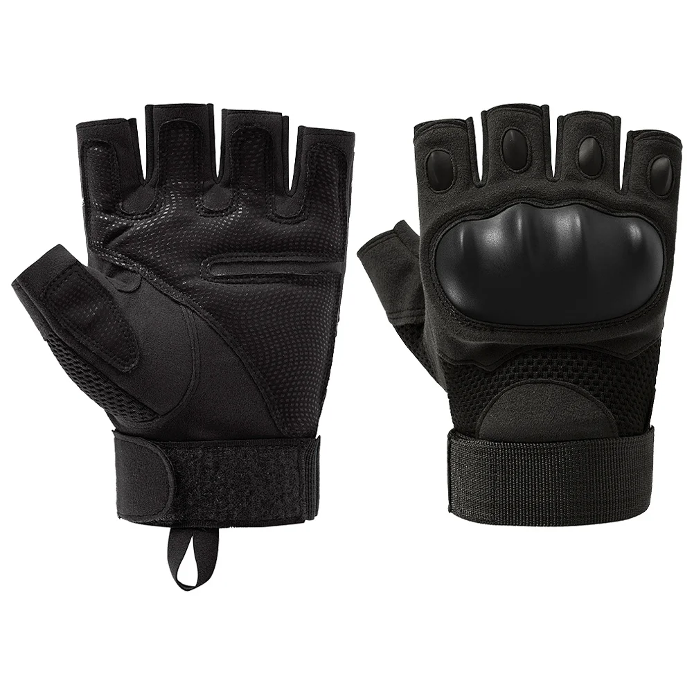 

1Pair Cycling Half-Finger Gloves Outdoor Sports Lightweight Breathable Antiskid Gloves for Hiking Riding Training