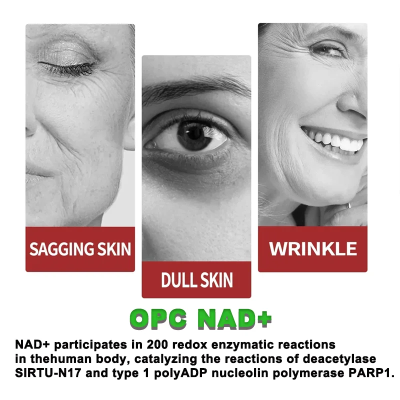 Natural Energy Anti Wrinkle NAD+ Supplement Capsules- Anti AginShrink Pore Lifting Firming , 60 Capsules