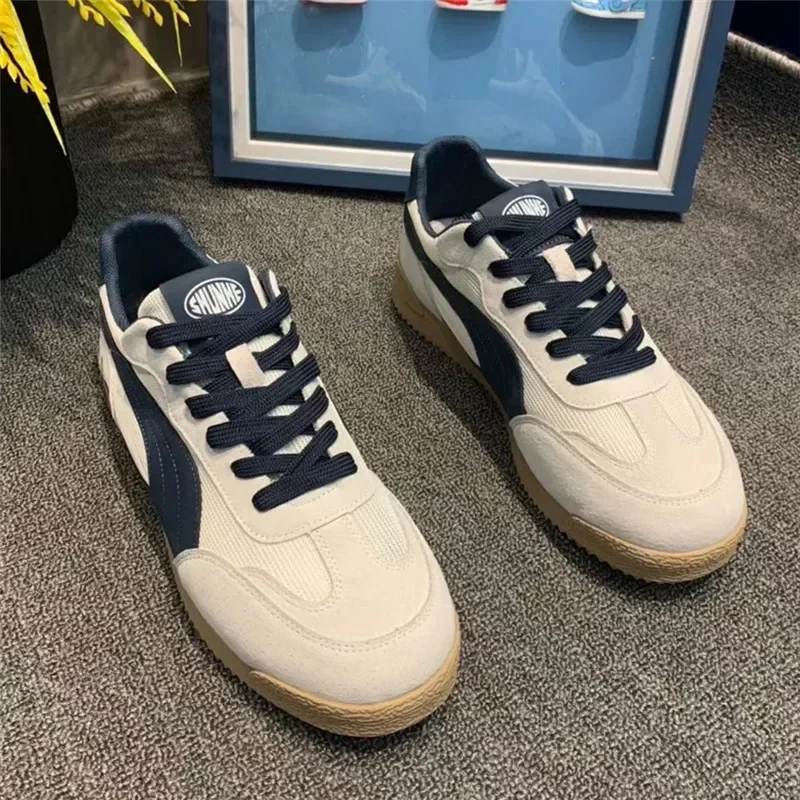 Sepatu Sneaker Kasual Retro 2025 Pria, Sepatu Lari Pria Bernapas, Nyaman, Model Rendah, Sepatu Olahraga untuk Pria, Zapatillas Informales