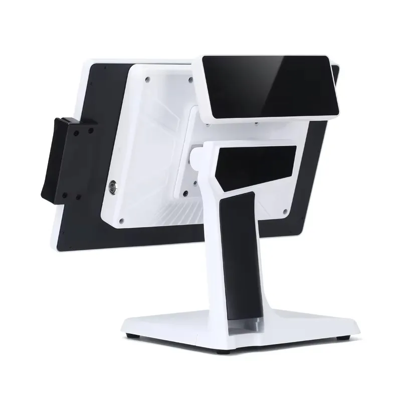 2026 Efficient Smart All-in-One 15.6 Inch Touch Screen Android POS Dual Screen Restaurant Cash Register Terminal