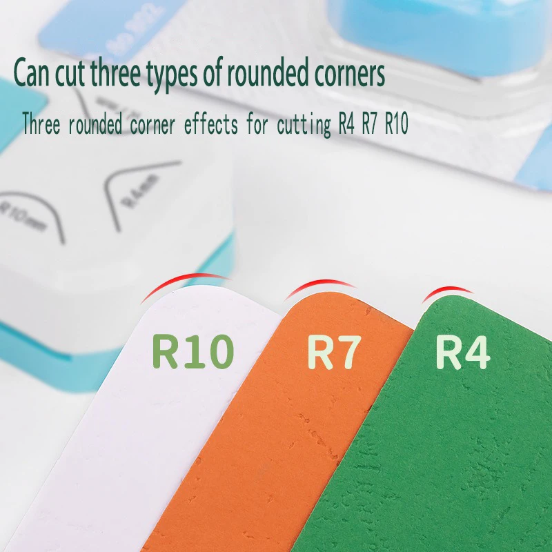 3 in1 Mini Round Corner Cutter Corner Durable Rounder Punch R4/R7/R10mm Paper Trimmer Round Corner DIY Paper Cutter Card KD05