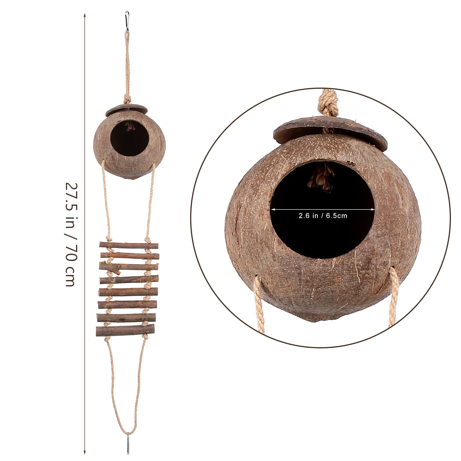 

Cave Lizard Habitat Reptile House Tank Accessories Hides Hut Nest Natural Material Vivid Design Suitable