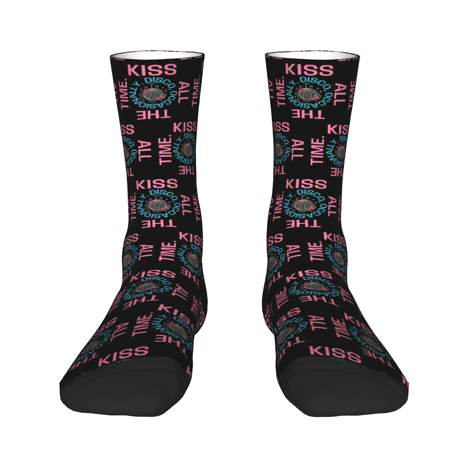 Kiss All the Time Stockings Men Harrys Styles 2026 New Album Socks Soft Fashion Socks Spring Climbing Anti Slip Custom Socks