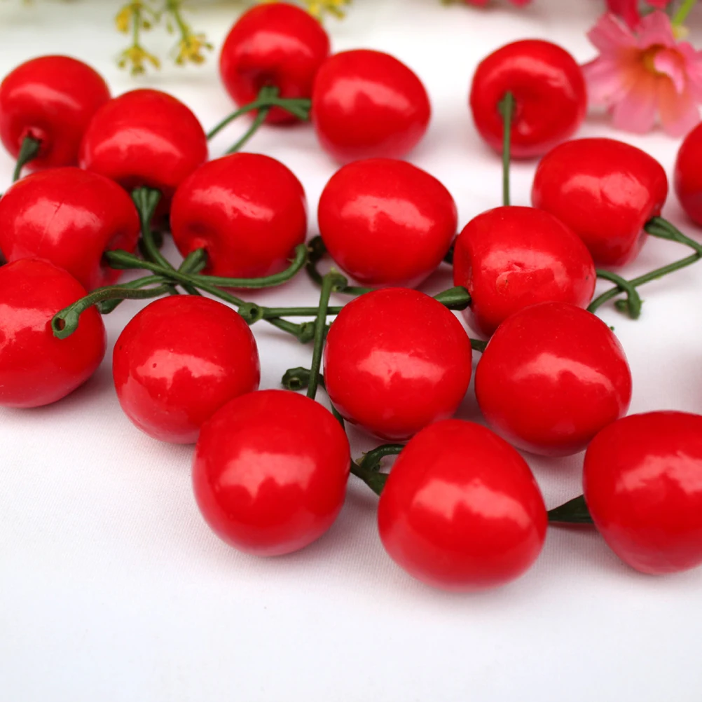 

simulation cherry fake cherry artificial cherry simulation fruit artificial fruit